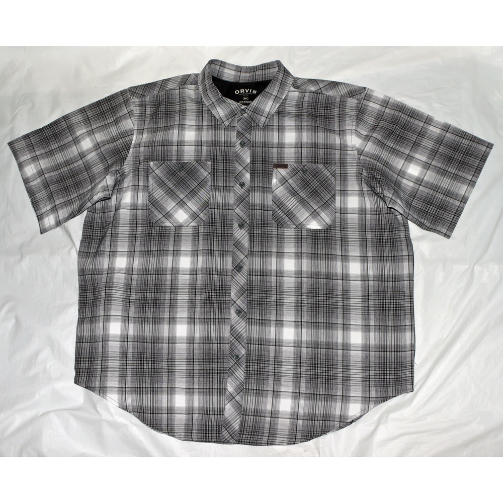 Orvis Classic Collection‎ Men's Short Sleeve Button Front Shirt Size 2XL